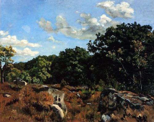 Frederic Bazille Landscape at Chailly china oil painting image